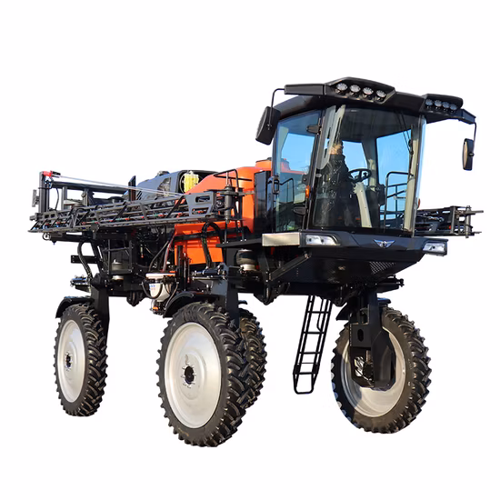 Bomba de diafragma Ar de 4000L, 240HP, 28m, sistema hidráulico completo de pulverización Geo, pulverizador agrícola autopropulsado