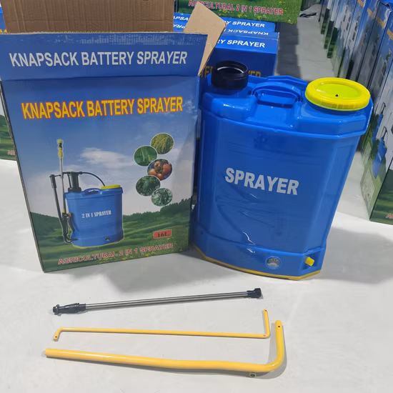 Taizhou Happy Farm buena calidad 16L/18L/20L mochila agrícola/mochila batería tipo eléctrico bomba 2 en 1 pulverizador de energía